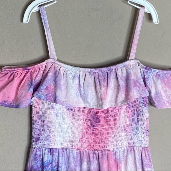 The Children’s Place Girl Dress Multicolor Open Shoulder Size 5/6 Years - Picture 10 of 16